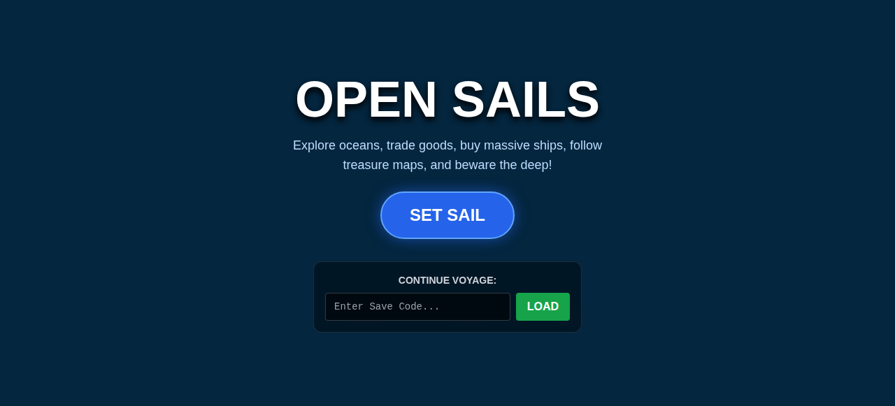 Open Sails: Merchant Explorer