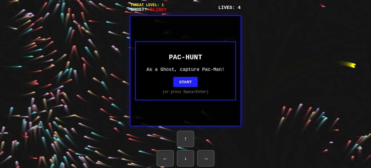 Pac-Hunt: The Reverse Pursuit