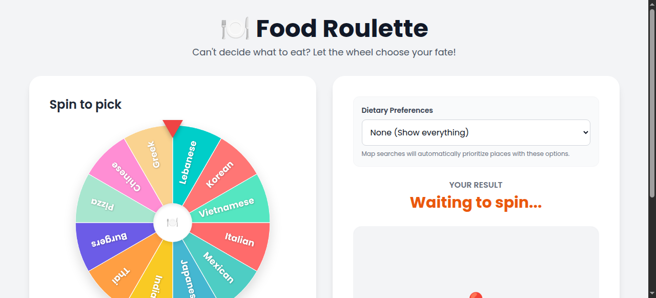 Food Roulette