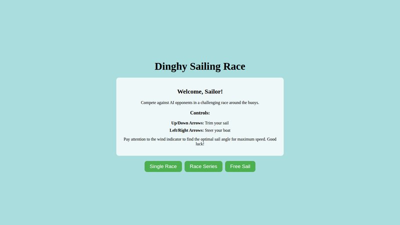 Dinghy Sailing Race